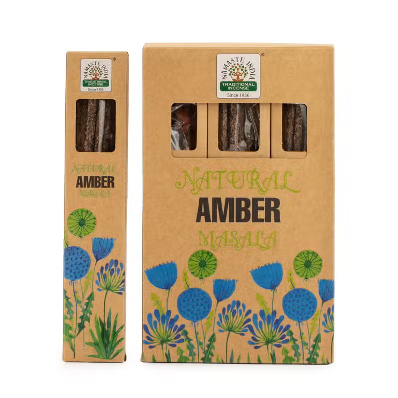 Botanikus masala füstölő - Jantár (Amber)